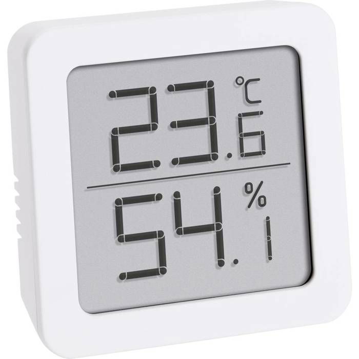 TFA Dostmann buitentemperatuurzender type A, 30.3120.90, met display, vervangende zender, wit, (L) 40 x (B) 28 x (H) 133 mm