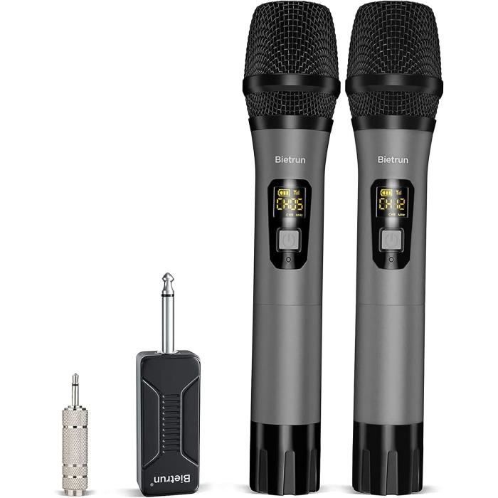Microphone sans fil - VBESTLIFE - Kit 1 à 2 - UHF haute performance