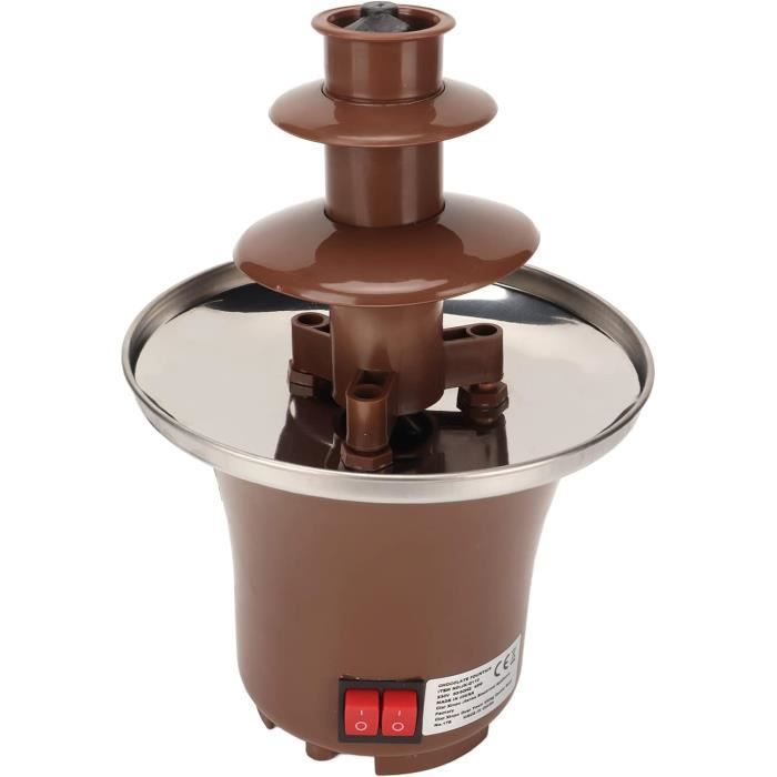 Fontaine à Chocolat Living Home 21 Pouces – 3 étages, 140W, Inox – NEUVE