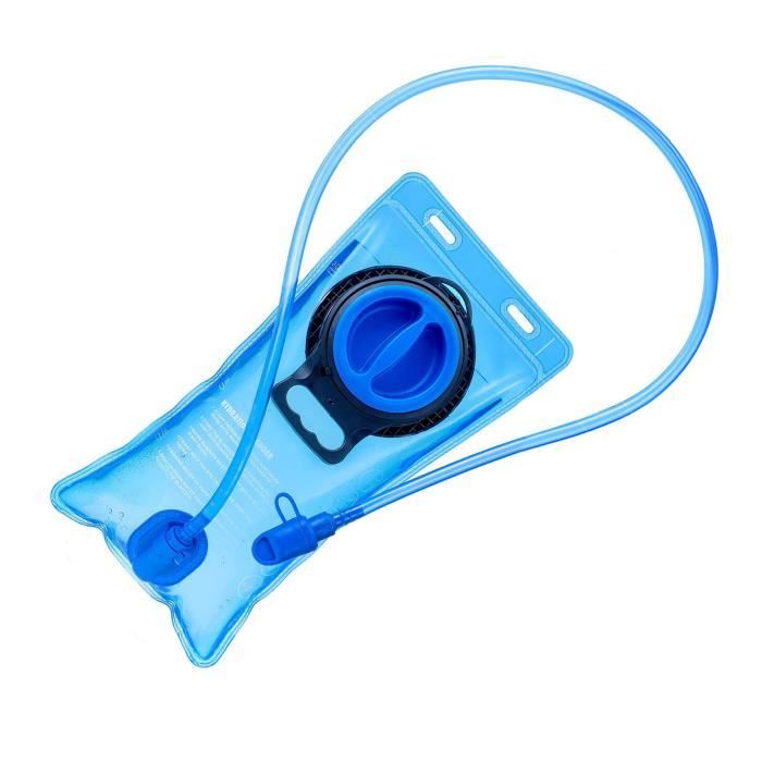 Vessie Hydratation TAGVO 2L Sans BPA - Kit Nettoyage Inclus - Randonnée, Vélo, Camping