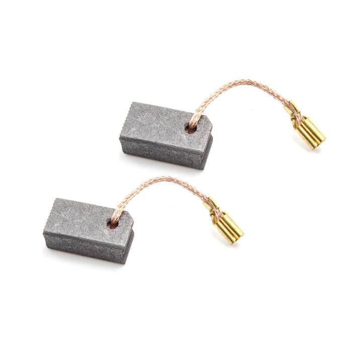 Balais De Charbon Pour Meuleuse D'angle - 2 Pièces De Rechange 16x11x7mm - Compatibles Avec Ferm FAG K770051972 | Vhbw