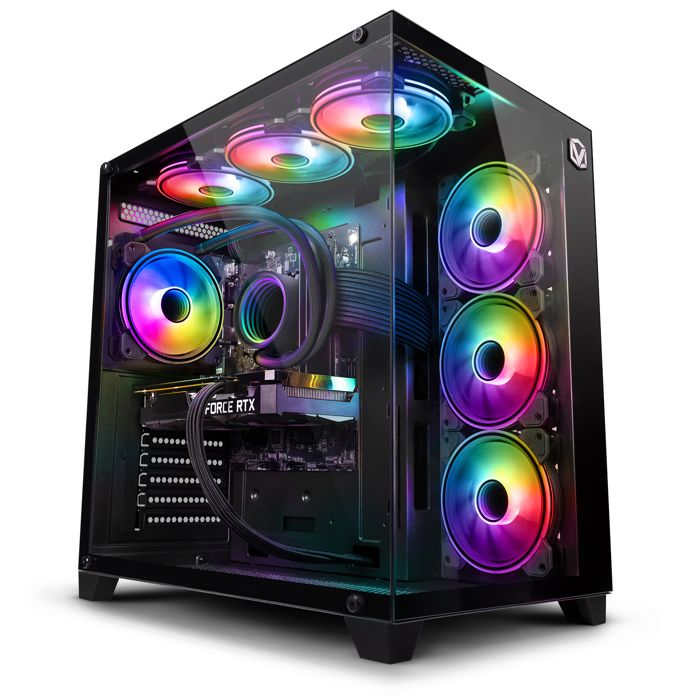 Vibox VIII-37 PC Gamer – Intel i9 12900KF – RTX 4060 OC 8Go – 16Go RAM – 1To NVMe SSD – Win11 – WiFi