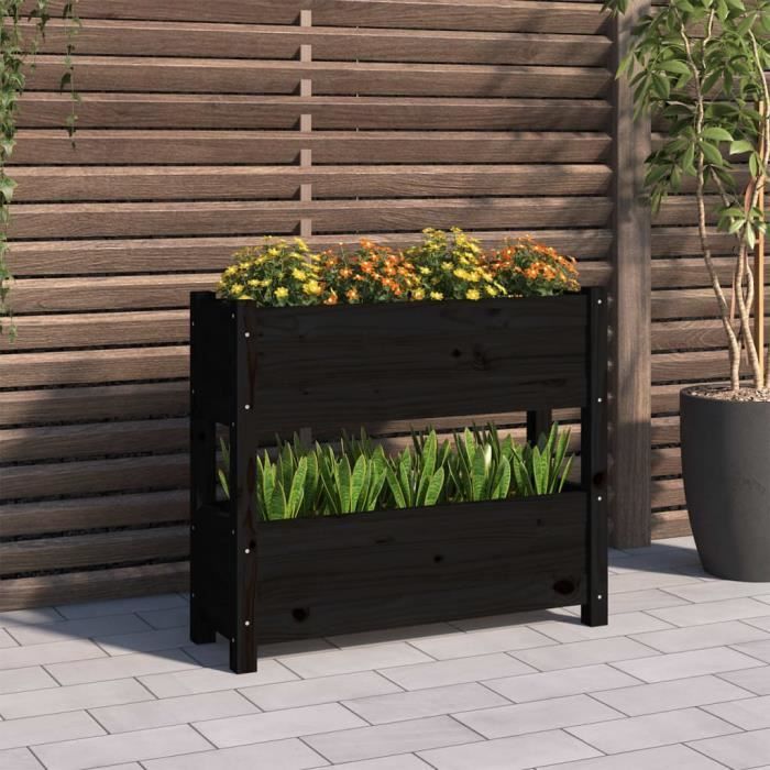 vidaXL Jardinière 150x50 cm Bois de pin - vue 7