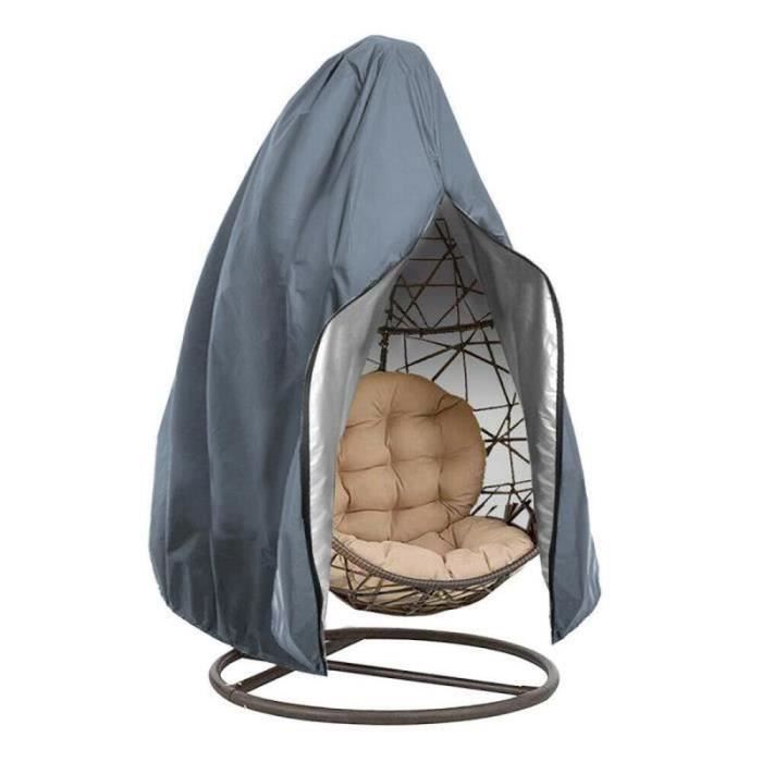 Protection Chaise Suspendue Oxford Housse De Protection Pour Fauteuil Suspendu De Jardin - Tissu Oxford Imperméable, 190x110 Cm, Avec Cordon De Serrage