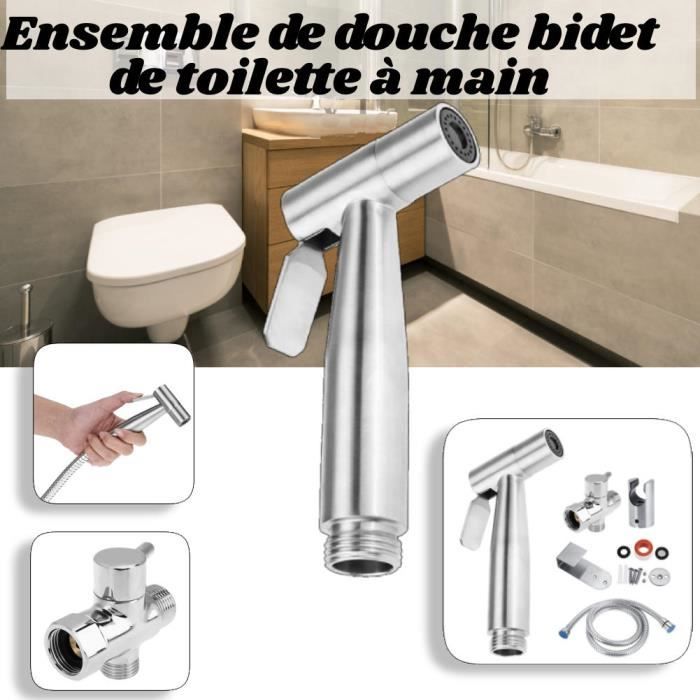 Pulvérisateur Bidet Douchette à Main Bidet Kit Hygiène WC Douchette pour WC  Toilette - Cdiscount Bricolage