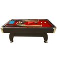 BILLARD AMERICAIN NEUF Snooker table de poll biljart salon 7 ft - RED DEVIL table de billard, DIMENSIONS RÉGLEMENTAIRES, Rouge-1