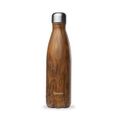 BOUTEILLE ISOTHERME - WOOD BRUN 500 ML - QWETCH-1