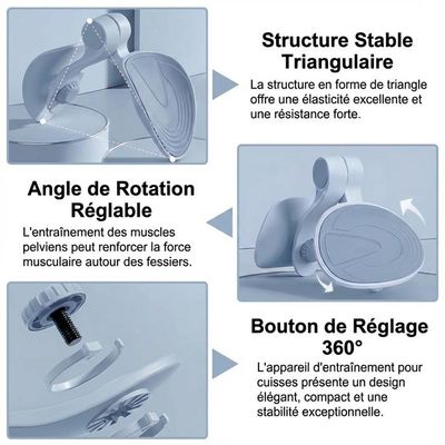 Appareil D’entraînement Du Plancher Pelvien Titan Kegel – Plateau Rotatif 360°, Pour Cuisses, Hanches, Fessiers