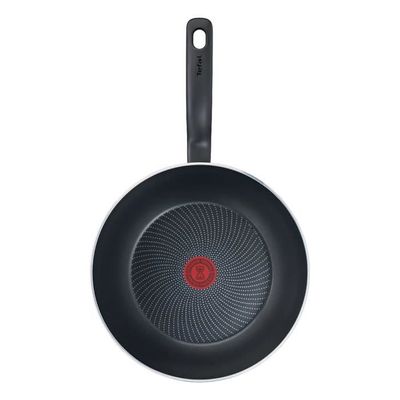 TEFAL E3001904 Emotion poele wok 28 cm, revetement anti-adhésif, tous feux dont induction