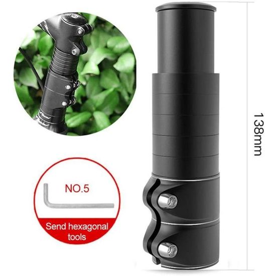Adaptateur D'extension De Guidon Pour Vélo - Alliage Aluminium 6061 - Extension 15-20mm - Pour Accessoires - 4