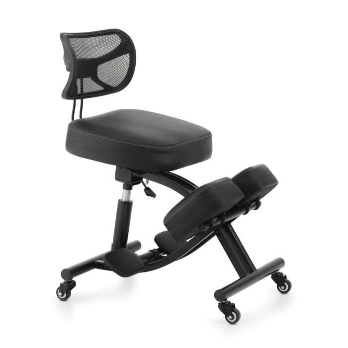 Kenoko O'KNEEL - Chaise à Genoux Ergonomique avec Dossier | Siège Assis Réglable Posture Droite & Confortable | Gris-Bleu Clair - Maison Kenoko O'KNEEL - Chaise à Genoux Ergonomique avec Dossier | Siège Assis Réglable Posture Droite & Confortable | Gris-Bleu Clair - Maison