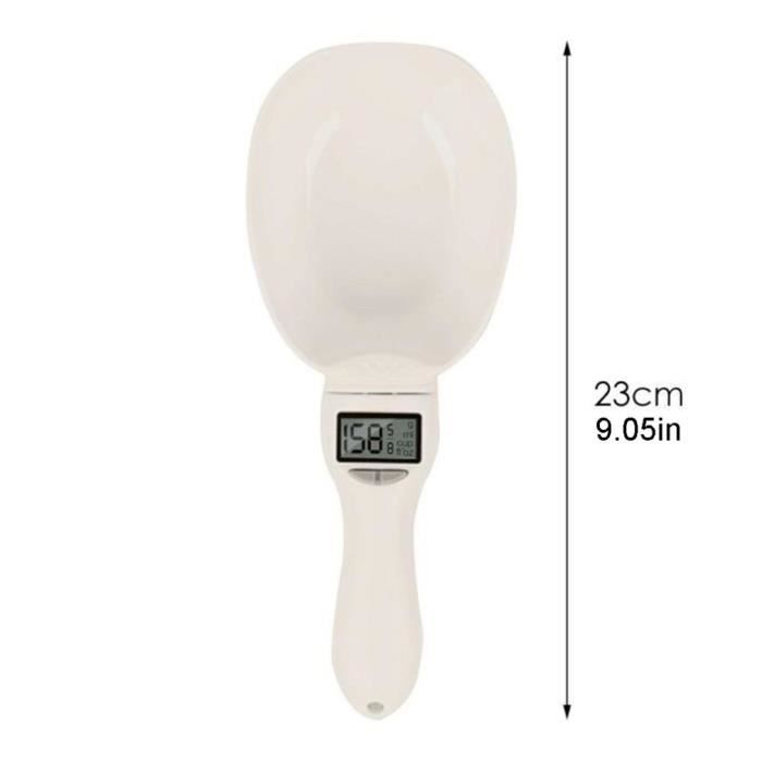 Cuillère Doseuse électronique Pour Chien Et Chat - Balance Cuisine LCD - 1g à 800g - Détachable