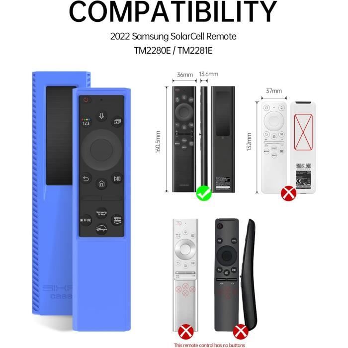 Coque Housse Telecommande Silicone Compatible Avec Samsung Bn59-01386 ...