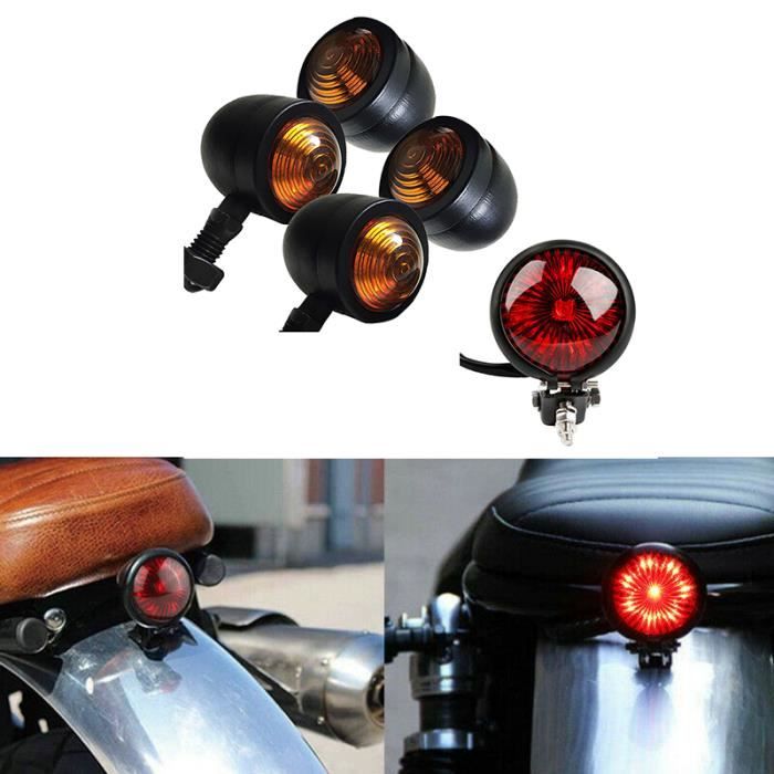 2 pièces général moto camion LED réflecteur de frein réflecteur feu arrière  clignotant côté lumière Camion