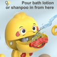 Jouets de bain pour bébé, Machine à bulles, canard, jouet de bain pour enfants, Machine à bulles automatique-2