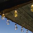 Guirlande solaire 15 Ampoules de 6 leds avec décors nature-2