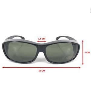 Lunettes De Soleil Polarisées BEZZEE PRO - Verres Argentés UV400 - Avec étui