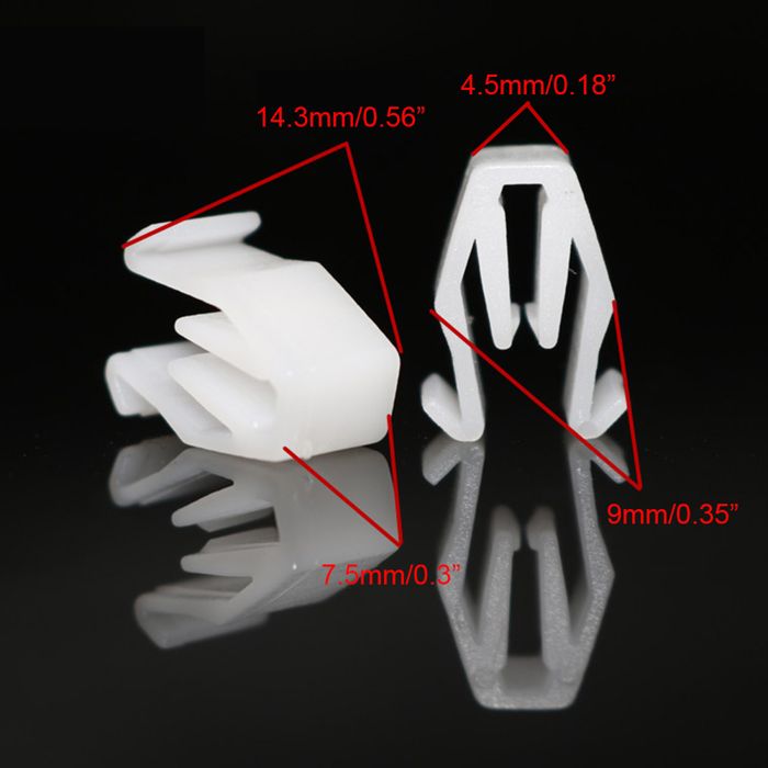 Rivet,Pinces en plastique pour voiture Toyota et Suzuki,clips ...