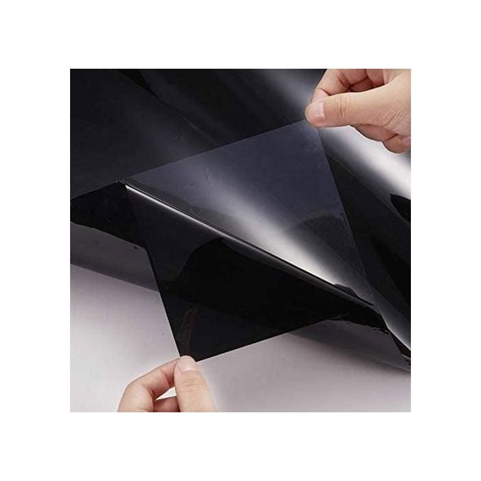 Film Pour Vitre Voiture 6 Mu00e8tres U00c0 50Cm Film Solaire Noir Teintu00e9 Vlt 35% Pellicule Vitres Auto Latu00e9rales Film Noir Clair Film Anti Uv Fenetre