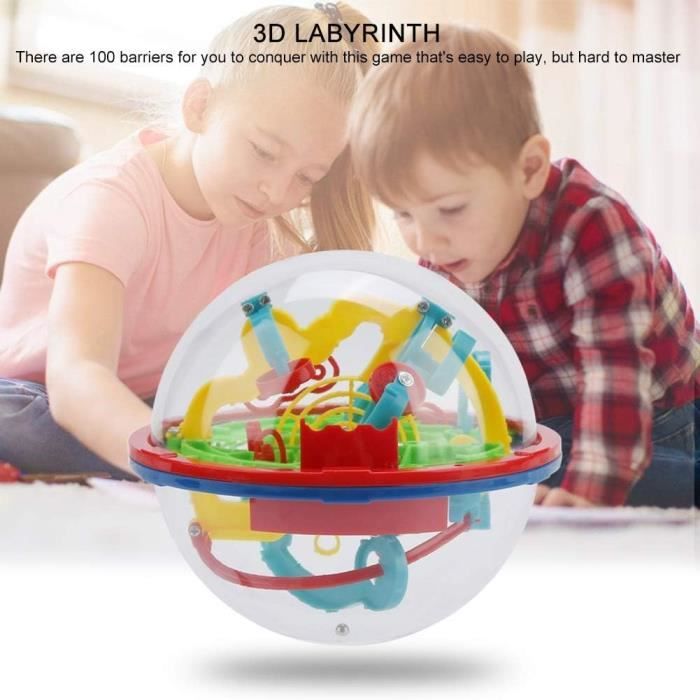 Boule Labyrinthe Jouet Éducatif À Bille Roulante | Cube Labyrinthe Idéal pour École, Voyages, Salle d'Attente, Fêtes, Réunions Familiales, Événements