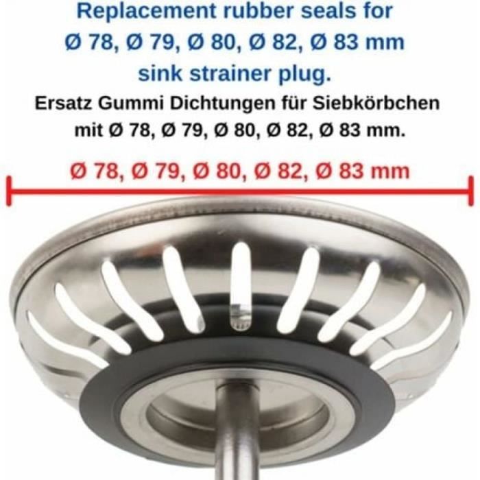 Lot De 10 Joints D'étanchéité En Silicone Pour Lavabo - Éviers De Cuisine Et Salle De Bain, Transparents, Faciles à Installer