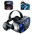 Casque 3D VR, boîte de réalité virtuelle VR lunettes 3D pour les films et les jeux 3D, compatible avec les téléphones iPhone Android-3
