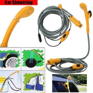 Pompe Eau 12v Voiture Douche De Camping Portable BACEYONG - Pompe 12V - Débit 7L/min - Câble 5m Pour Allume-Cigare Douche Camping