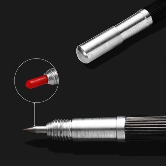 Ashata stylo de gravure 3 pièces Double pointe de carbure en métal marqueur stylo  graveur scriber pour verre céramique tuile - Cdiscount Beaux-Arts et  Loisirs créatifs