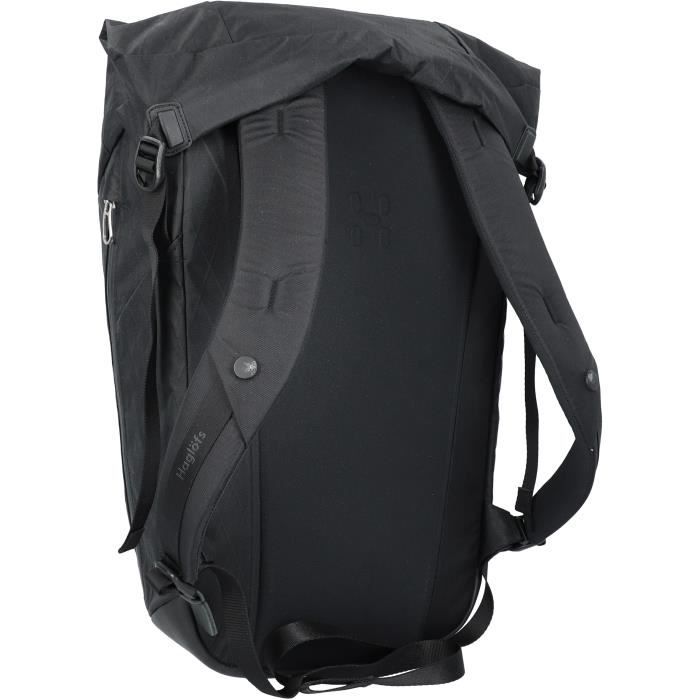 Haglofs Helios VX Sac a dos 50 cm compartiment Laptop Rolltop 339301 2C5 true black Cdiscount Bagagerie Maroquinerie