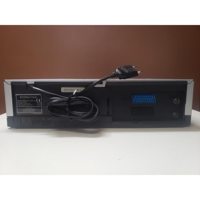 MAGNETOSCOPE BLUESKY XR 600 6 TETES HIFI STEREO LECTEUR ENREGISTREUR K7  CASSETTE VIDEO VHS VCR + TEL - Cdiscount TV Son Photo