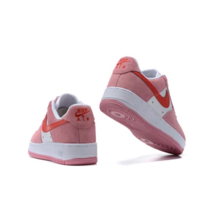 Nike AIR Force 1 Run Retro High Running Femme Homme forces1 224 rose Size 43 Rose Cdiscount Chaussures