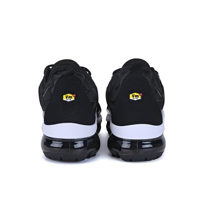 Nike Air VaporMax Plus TN Baskets Homme Et Femme Noir blanc Cdiscount Chaussures