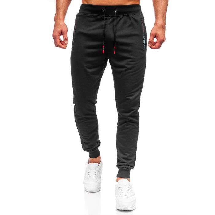 Pantalon jogging homme noir Core Picsil - HOME FIT TRAINING