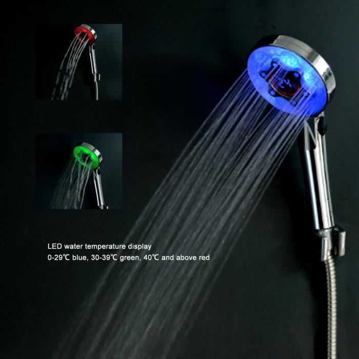 Pommeau de douche douchette à main G1-2 chrome avec 10 modes pulvérisation  d'eau pour salle de bain - Cdiscount Bricolage