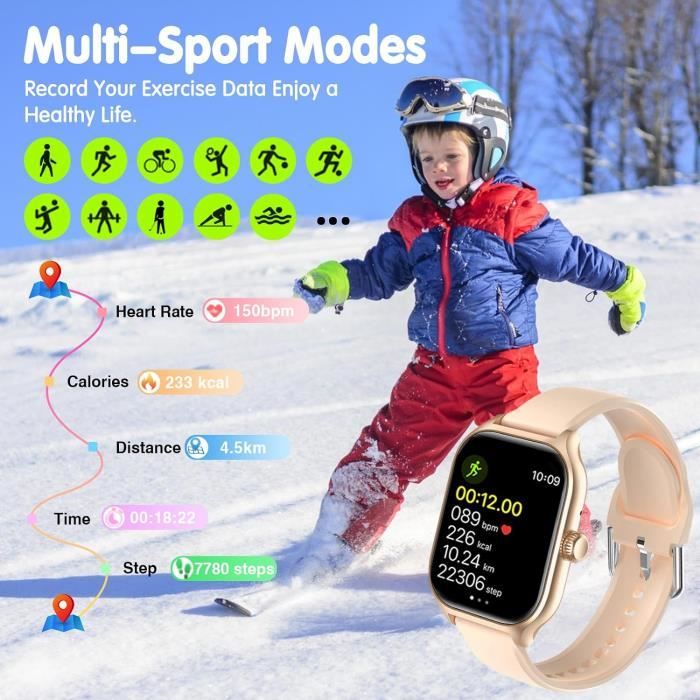 Montre Gps Enfant Tracker Montre Connect e Enfant Fille Gar on