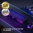 Clavier Gaming - AZERTY - STEELSERIES - Apex Pro Mini Wireless FR - Sans Pavé Numérique - Rétroéclairé - Noir-4