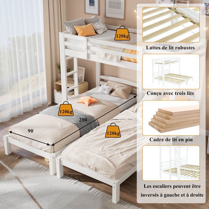 Lit en bois pour poupée - Arias - Tiroir accessoire - Oreiller et couvre-lit inclus - Rose Lit en bois pour poupée - Arias - Tiroir accessoire - Oreiller et couvre-lit inclus - Rose