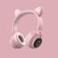 Led Oreille De Chat Bluetooth 5 0 Casque Antibruit Filaire Casque De Jeu Pour Pc Gamer 3 5mm Prise Avec Micro Type Pourpre Prix Pas Cher Cdiscount