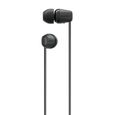 Écouteurs Bluetooth sans fil SONY WI-C100 - Autonomie jusqu'à 25 h -  Noir-0