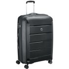 DELSEY PARIS - Valise Moyenne Noir DELSEY BINALONG polypropylène avec code TSA trolley 4 Roues 65cm Ultra léger