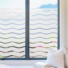 RABBTTGOO Rabbitgoo film vitrostatique Motif Vagues Film Fenêtre Anti-regard film de vitre fenêtre auto-adhésif-44.5x200cm