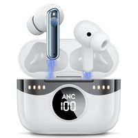 ZINGBIRD Ecouteur Sans Fil Réduction du Bruit Adaptative&Mode Transparence ANC+ENC ±40dB Bluetooth 5.4+EDR 35H IPX7 Son Stéréo
