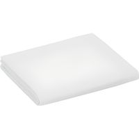 Drap plat Blanc 180 x 290 cm pour lit 1 place 100% coton/57 fils/cm²
