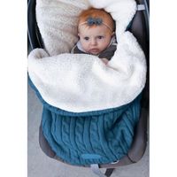 Couverture de bébé pour le lit poussette - Super doux et chaud - Bleu - Bébé