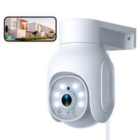 Caméra Surveillance Wifi Extérieure Sans Fil 2K 3MP - CAMCAMP - Vision Nocturne Couleur - Détection de Mouvement