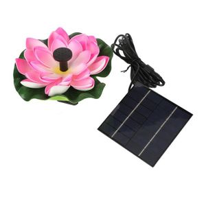 POMPE ARROSAGE Pompe à eau solaire de fleur de lotus - ATYHAO - B