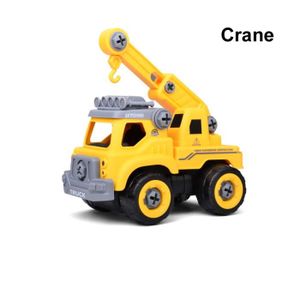 VOITURE - CAMION Grue - Camion de voiture à inertie à benne basculante assemblé pour garçons, modèle de rouleau Ebmall, jouets