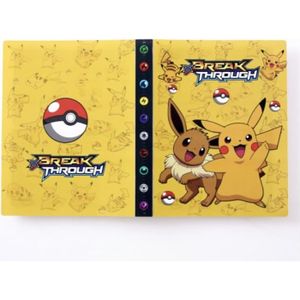 CARTE A COLLECTIONNER Album de Cartes Pokémon, Livre de Dessin Animé TAK