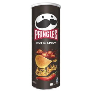 TUILES & TORTILLAS LOT DE 4 - PRINGLES - Chips Tuiles Hot Spicy - boite de 175 g