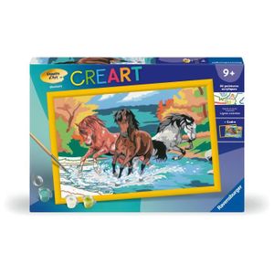 Ravensburger CreArt Kids Lamborghini - Peinture Par Numéros 18x24 Cm, Kit Complet Dès 7 Ans